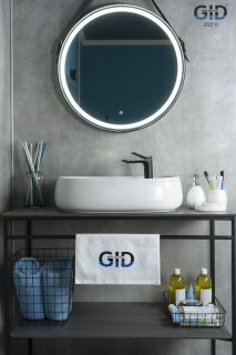 Раковина Gid N9048 51185 накладная белая 59x46x15